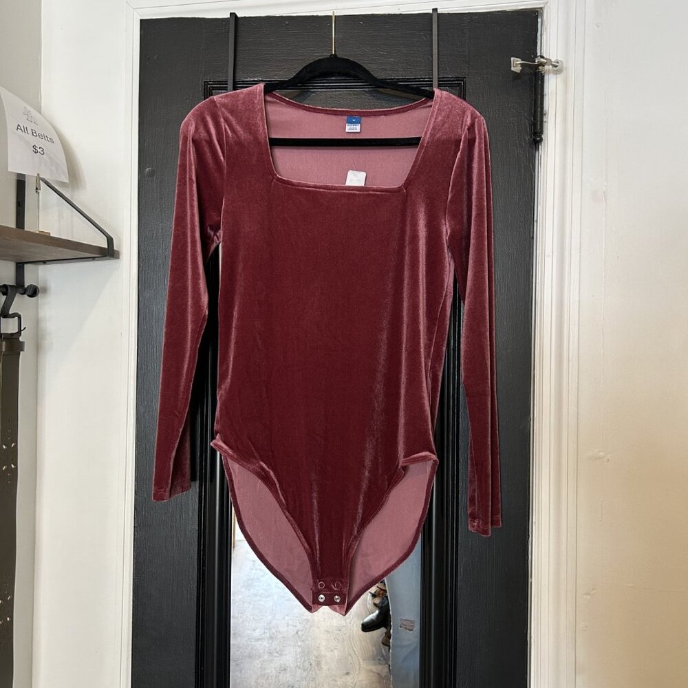 Old Navy Bodysuit Rose Velvet